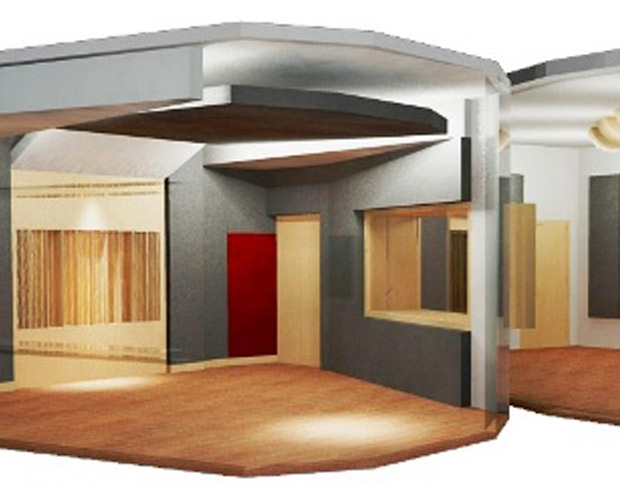 Projeto Acústico Estúdio Render