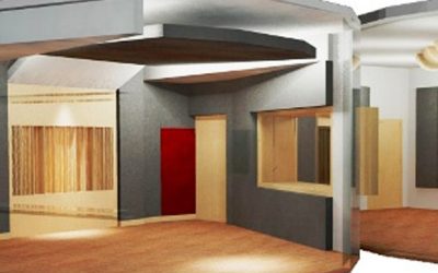 Projeto Acústico Estúdio Render