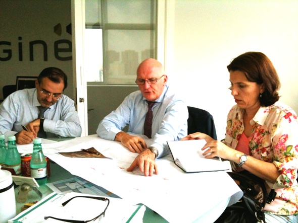 Equipe CDM Group em visita a Giner